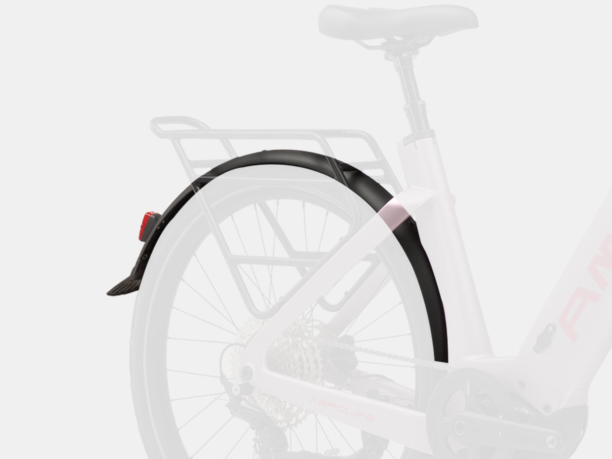 AMZcycle Aerolife Rear fender - AMZcycleBlack