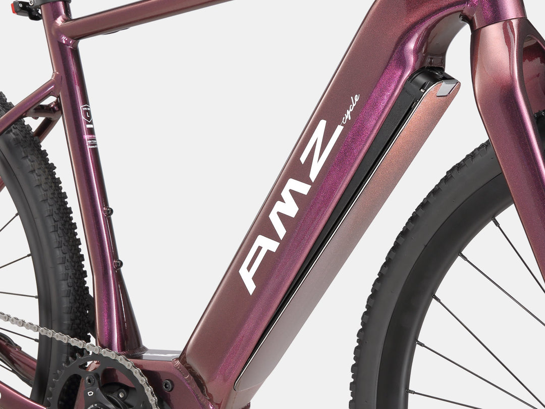 Cougar Electric Gravel Bike - AMZcycleCRIMSON PURPLE