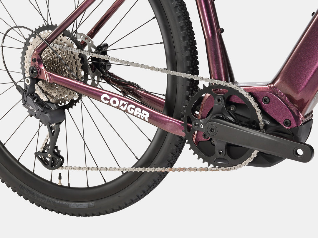 Cougar Electric Gravel Bike - AMZcycleCRIMSON PURPLE
