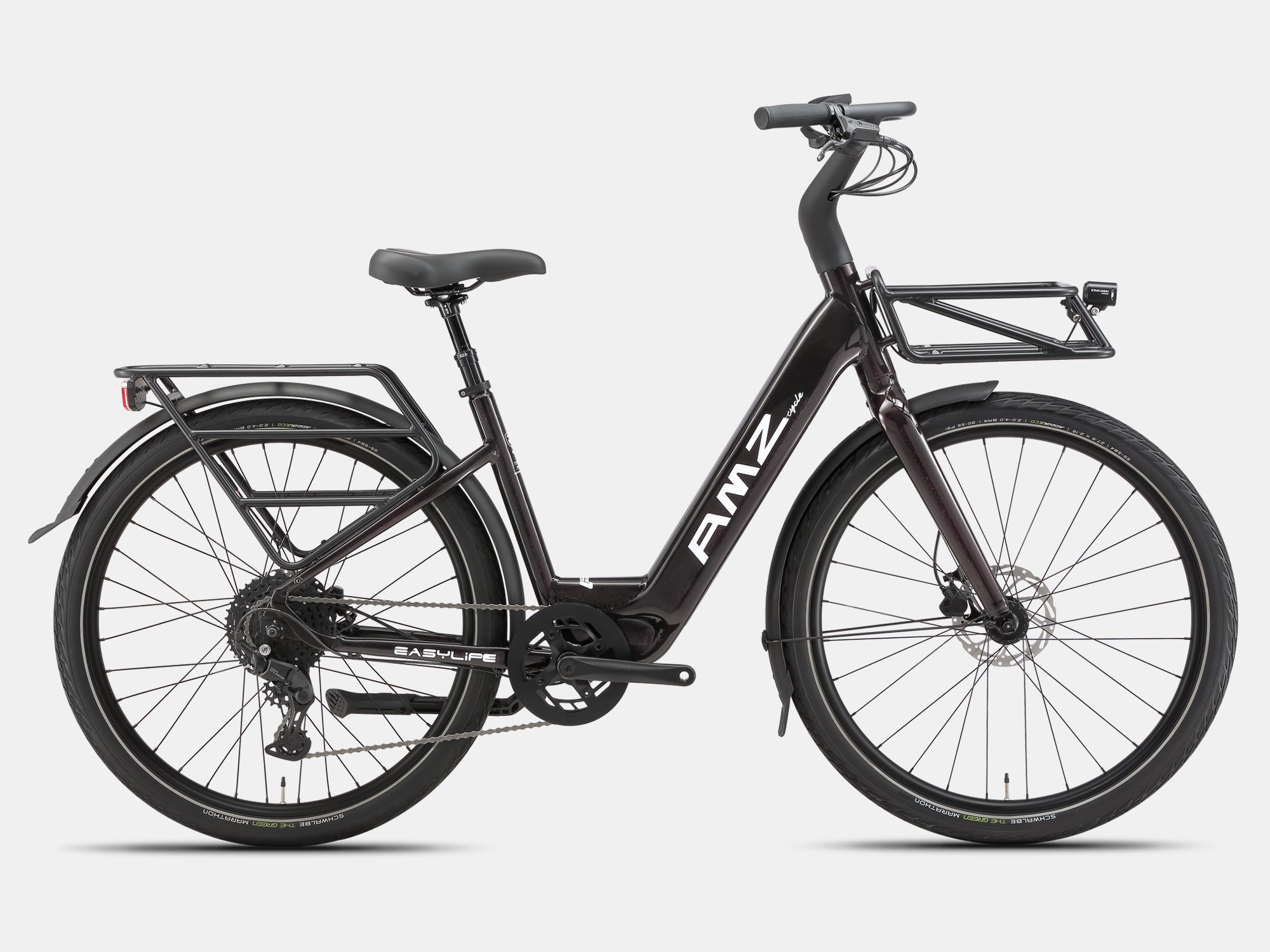 Easylife Electric Commuter Bike - AMZcycleRouge Nebula