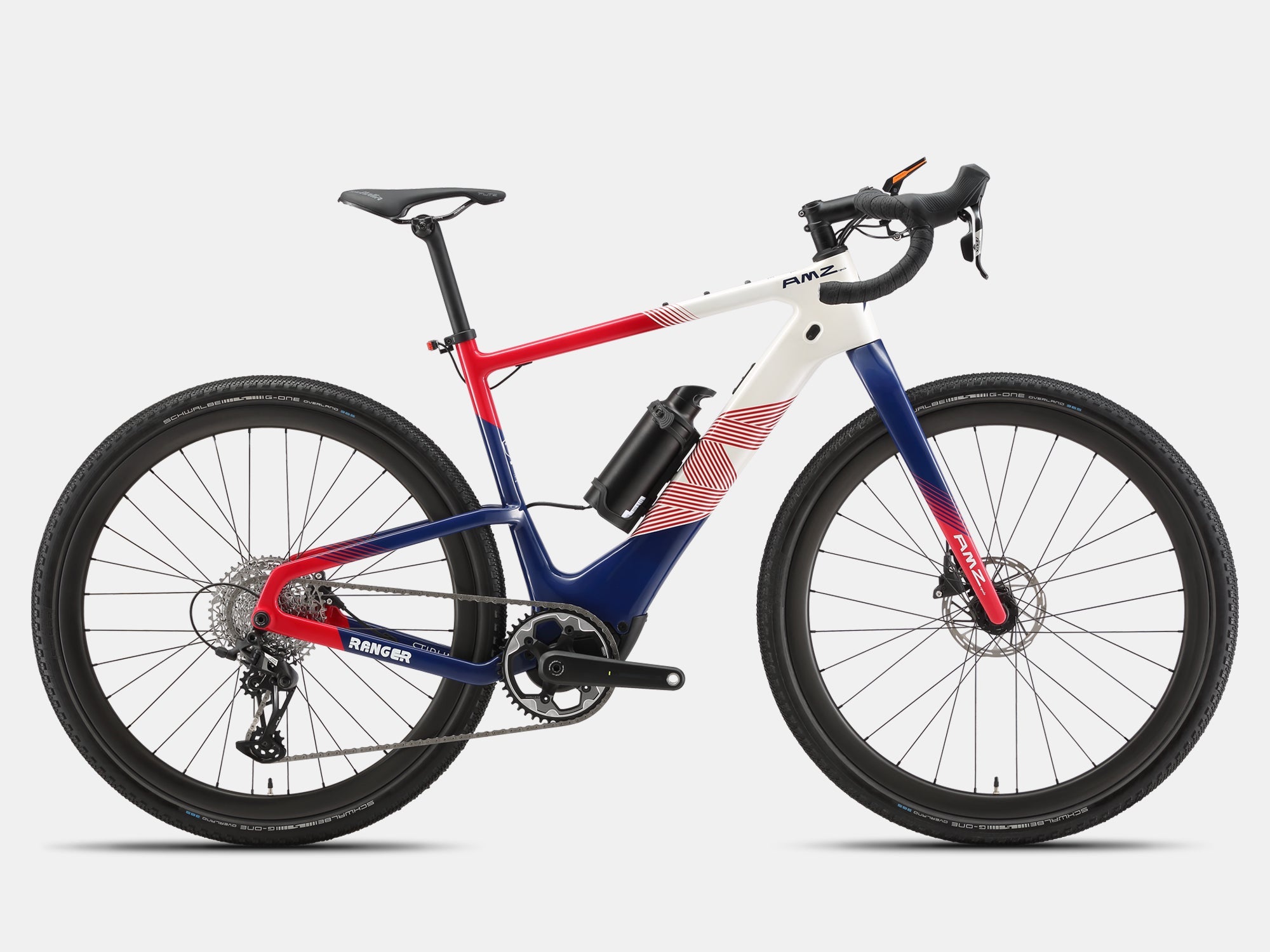 Ranger APEX Electric Gravel Bike - AMZcycleFlag Red